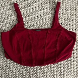 Wild Fable Red Crop Top